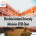 Dhirubhai Ambani University Admission 2026 Begins @daiict.ac.in; Check Course-Wise Dates Here